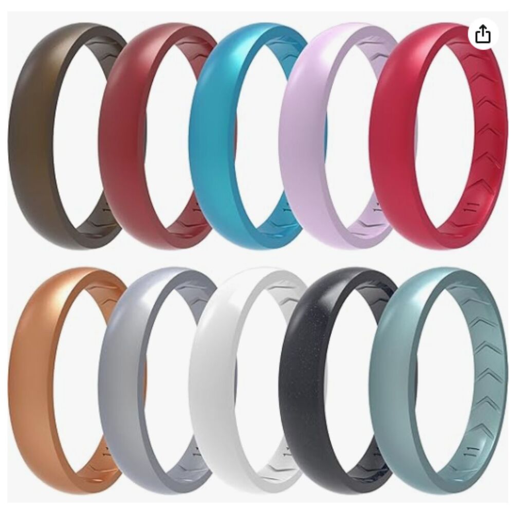 10-pack Silicone Rings size 5 box-i